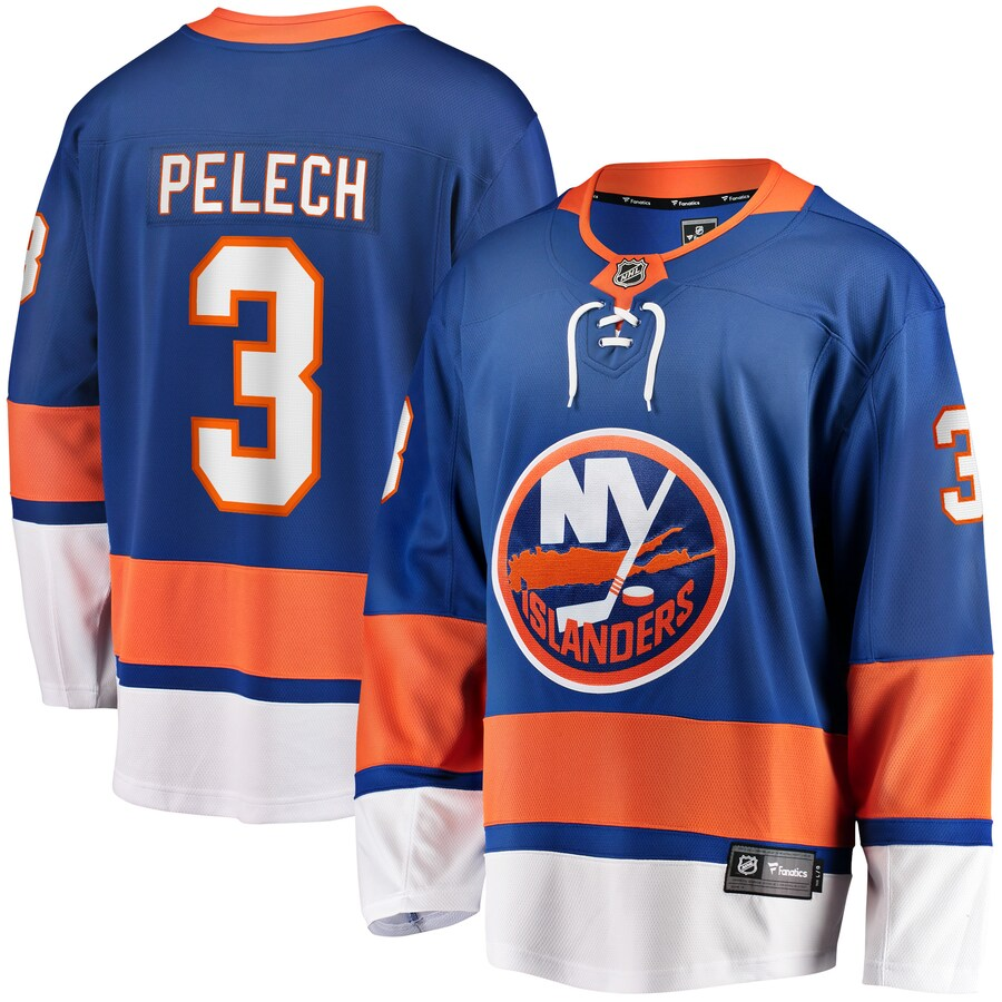 Men's New York Islanders Adam Pelech Royal Player Game Jersey
