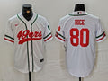 Men's San Francisco 49ers Jerry Rice White Player Jersey