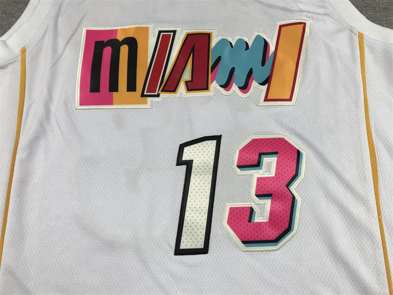 Men's Miami Heat Bam Adebayo White 2022/23 Swingman Jersey - City Edition