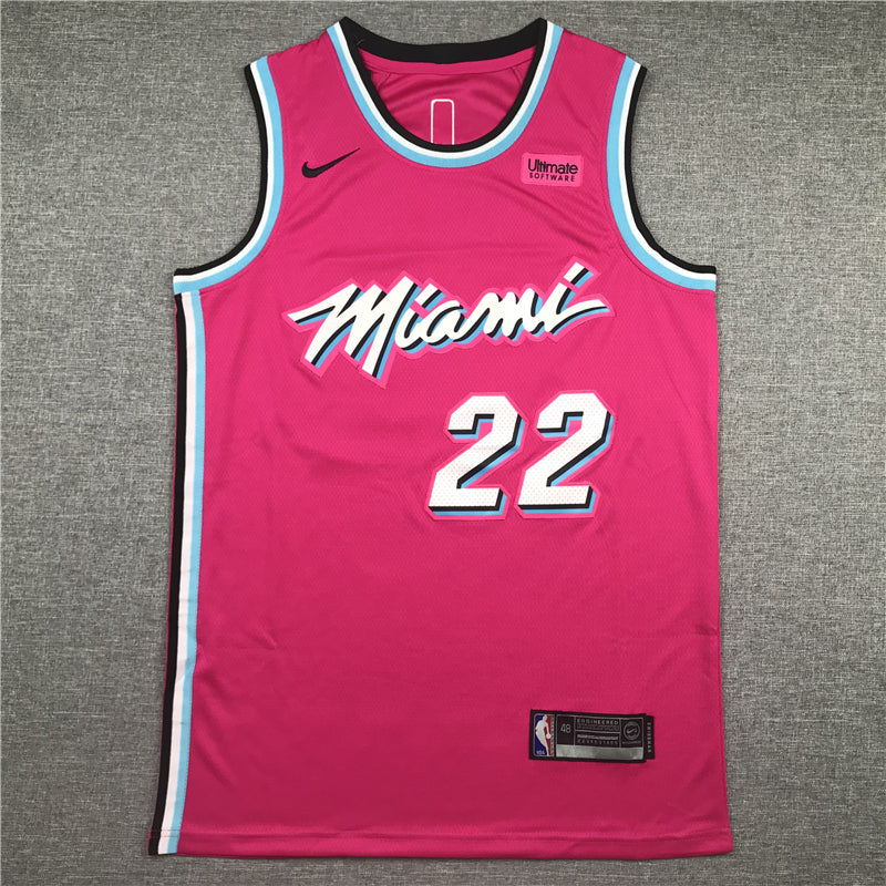 Men's Miami Heat Jimmy Butler NBA Pink Swingman Jersey