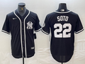 Men's New York Yankees Juan Soto Black Limited Jersey