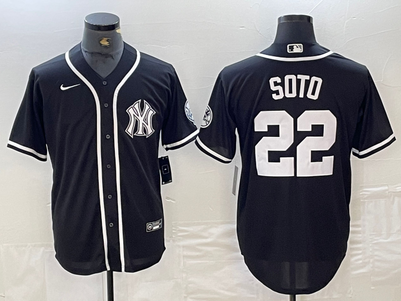 Men's New York Yankees Juan Soto Black Limited Jersey
