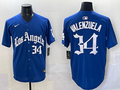 Men's Los Angeles Dodgers Fernando Valenzuela Royal Alternate Game Jersey