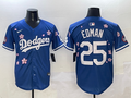 Men's Los Angeles Dodgers Tommy Edman Royal Player Jersey