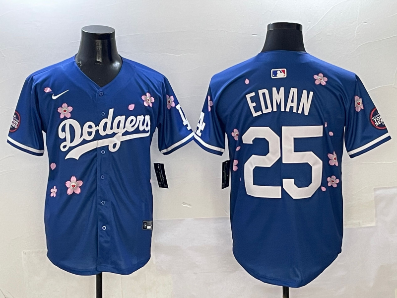 Men's Los Angeles Dodgers Tommy Edman Royal Player Jersey