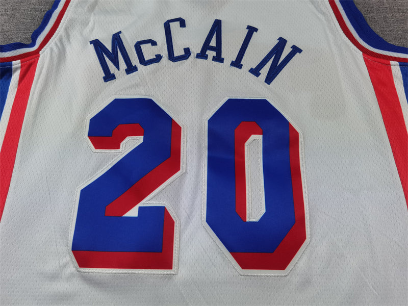 Men's Philadelphia 76ers Jared McCain White Swingman Jersey - Association Edition
