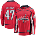Men's Washington Capitals Declan Chisholm Fanatics Red Home Breakaway Jersey