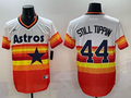 Men's Houston Astros Still Tippin White Home Cooperstown Collection Player Jersey