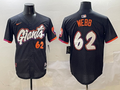 Men's San Francisco Giants Logan Webb Black 2025 City Connect Limited Player Jersey