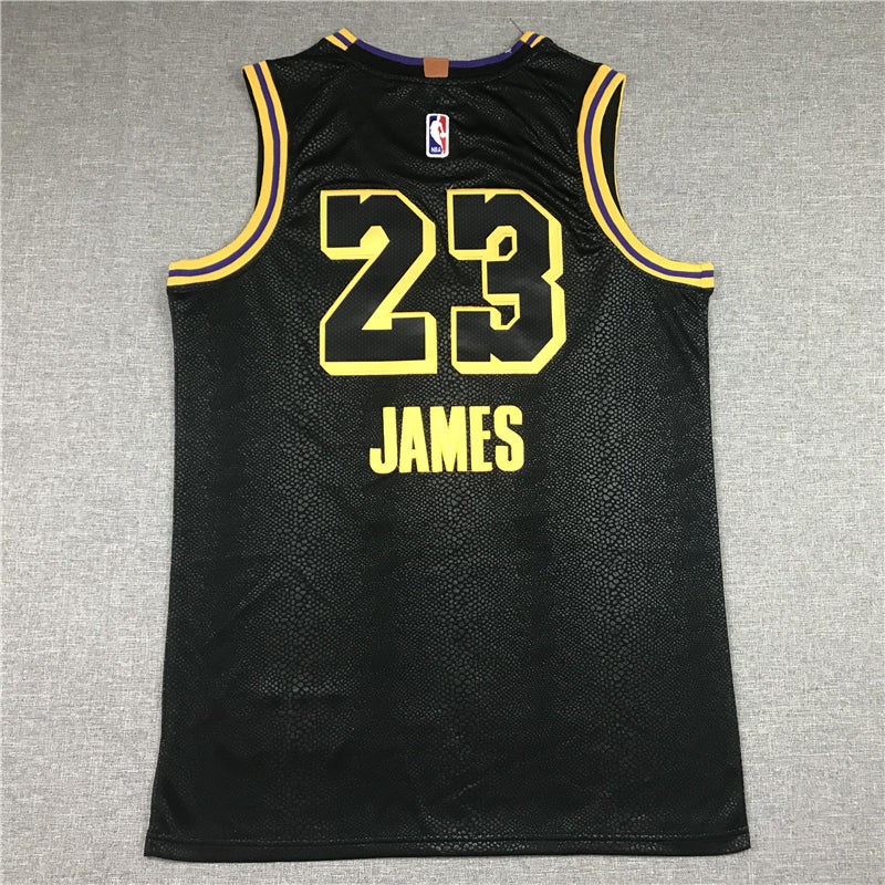 Men's Los Angeles Lakers Lebron James Final Path Jersey Stitched