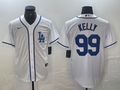 Men's Los Angeles Dodgers Joe Kelly White Limited Player Jersey
