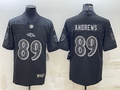 Men's Baltimore Ravens Mark Andrews Black RFLCTV Limited Jersey