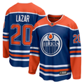 Men's Edmonton Oilers Curtis Lazar Fanatics Royal Home Breakaway Jersey