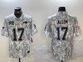 Men's Buffalo Bills Josh Allen Arctic Camo 2024 Salute to Service Limited Jersey