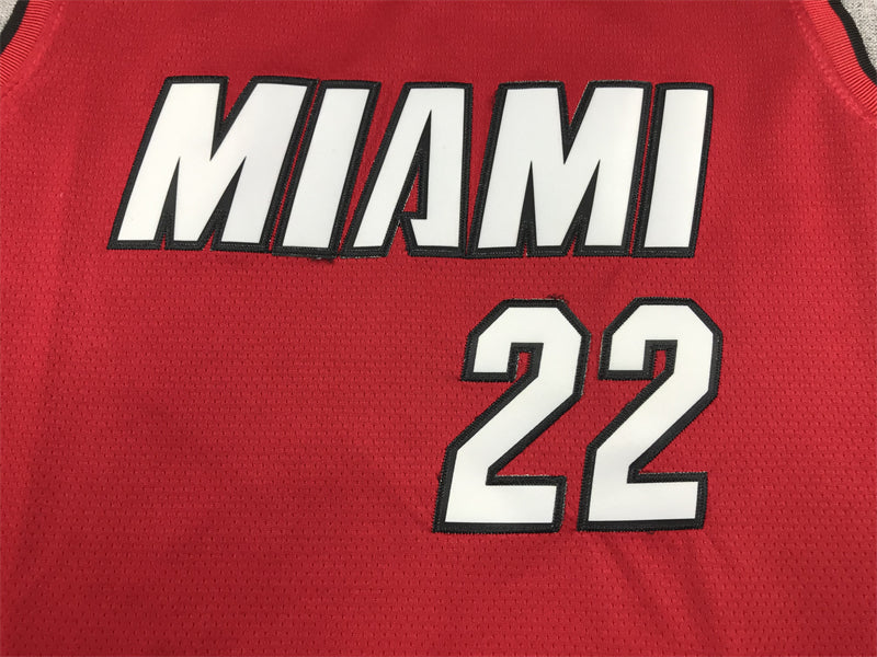 Men's Miami Heat Jimmy Butler NBA Red Swingman Jersey