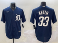 Men's Detroit Tigers Colt Keith Navy Replica Player Jersey