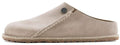 Birkenstock Zermatt 365 Suede Leather Stone Coin 1021319 Light Grey Covered-Toe Slippers