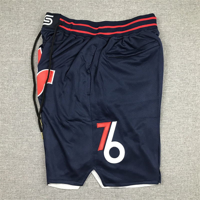 Men's Philadelphia 76ers Navy City Edition Basketball Shorts