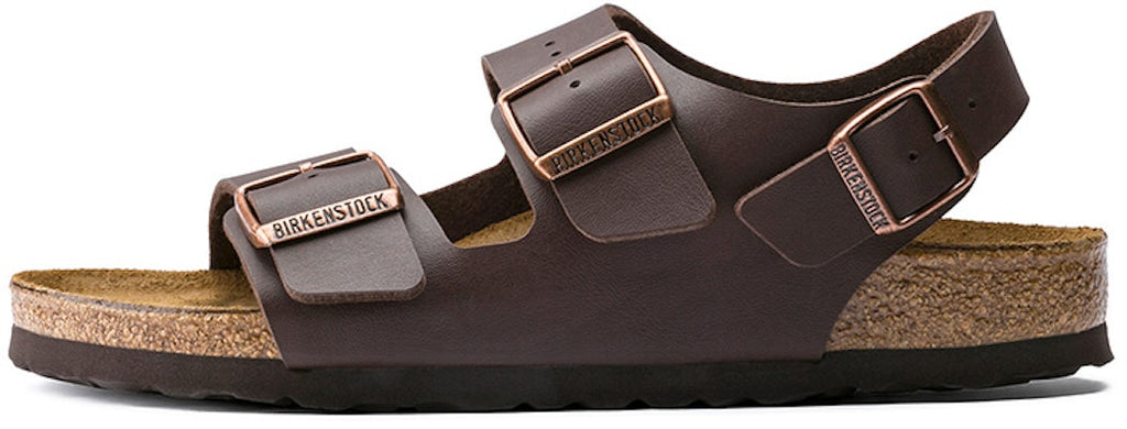 Birkenstock Milano Birko-Flor 34701 Dark Brown Sandals