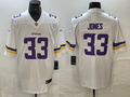 Men's Minnesota Vikings Aaron Jones White Player Game Jersey