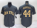Men's Seattle Mariners Julio Rodriguez Gray Replica Player Jersey