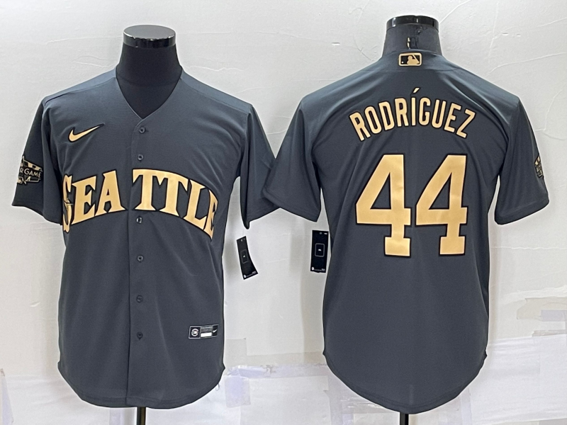 Men's Seattle Mariners Julio Rodriguez Gray Replica Player Jersey