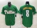 Men's Philadelphia Phillies Nick Castellanos Green Replica Player Jersey