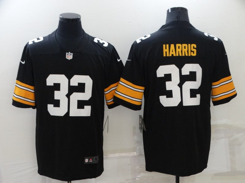 Men's Pittsburgh Steelers Franco Harris Black Player Game Jersey