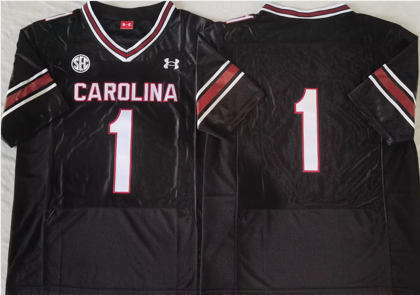 Men's South Carolina Gamecock Black Player Game Jersey