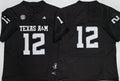 Men's Texas A&M Aggies Black Player Blank Jersey