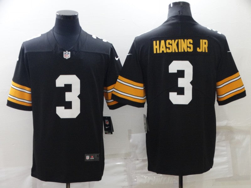 Men's Pittsburgh Steelers Dwayne Haskins Jr. Black Player Game Jersey
