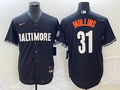 Men's Baltimore Orioles Cedric Mullins Black 2023 City Connect Replica Player Jersey