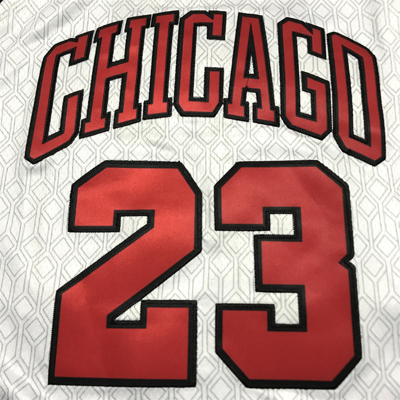 Men's Chicago Bulls Michael Jordan White 2022/23 Swingman Jersey - City Edition