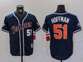 Men's San Diego Padres Trevor Hoffman Navy Replica Player Jersey