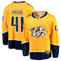 Men's Nashville Predators Nicolas Hague Fanatics Gold Home Breakaway Jersey