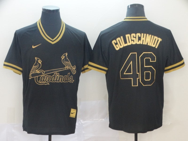 Men's St. Louis Cardinals Paul Goldschmidt Black Replica Baseball Jersey