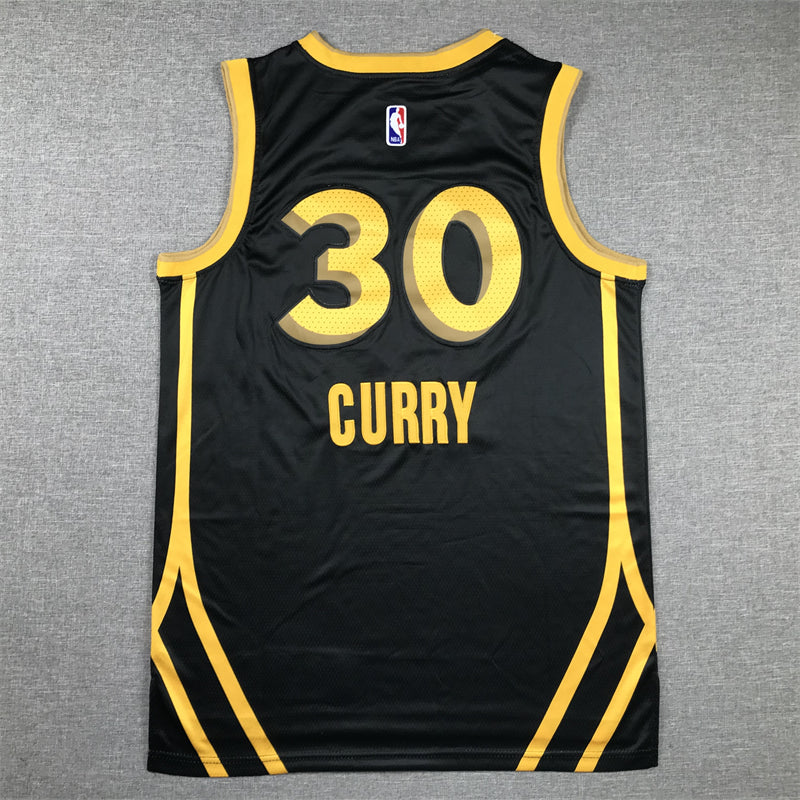 Men's Golden State Warriors Stephen Curry Black 2023/24 Swingman Jersey - City Edition