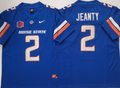 Men's Boise State Broncos Ashton Jeanty Blue Player Game Jersey