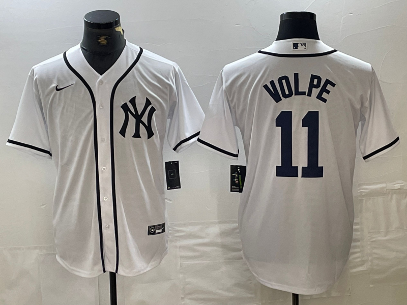 Men's New York Yankees Anthony Volpe White Limited Game Jersey