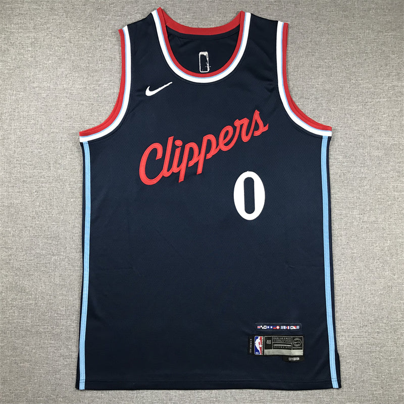 Men's LA Clippers Russell Westbrook Navy Swingman Jersey