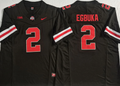 Men's Ohio State Buckeyes Emeka Egbuka Black Game Jersey