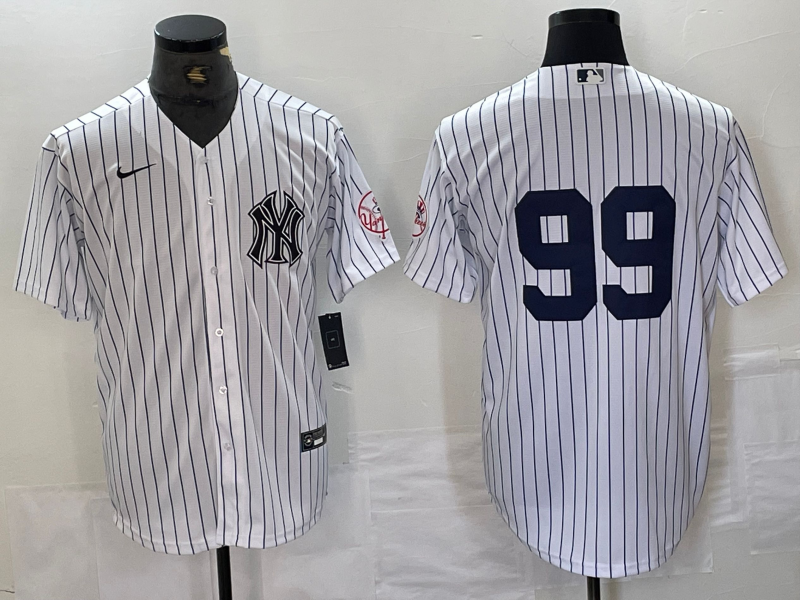 Men's New York Yankees Aaron Judge White Limited Name Jersey