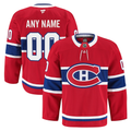 Men's Montreal Canadiens Fanatics Red Custom Jersey