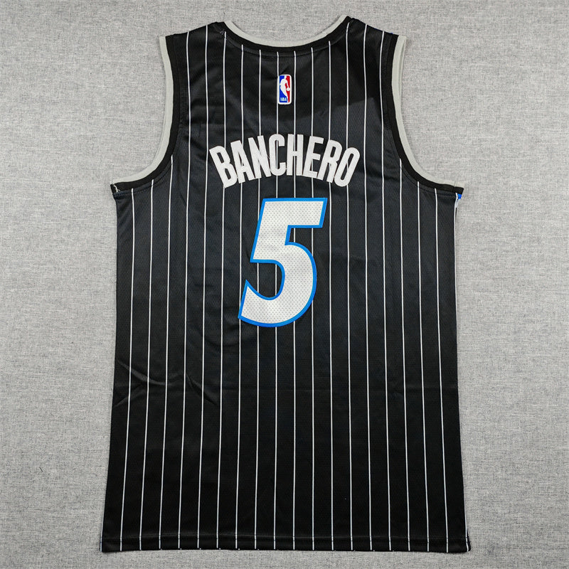 Men's Orlando Magic Paolo Banchero Black Swingman Jersey - Statement Edition