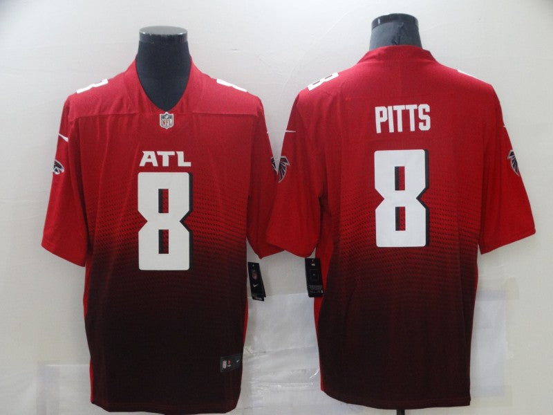 Men's Atlanta Falcons Kyle Pitts Red Alternate 2 Vapor Limited Jersey