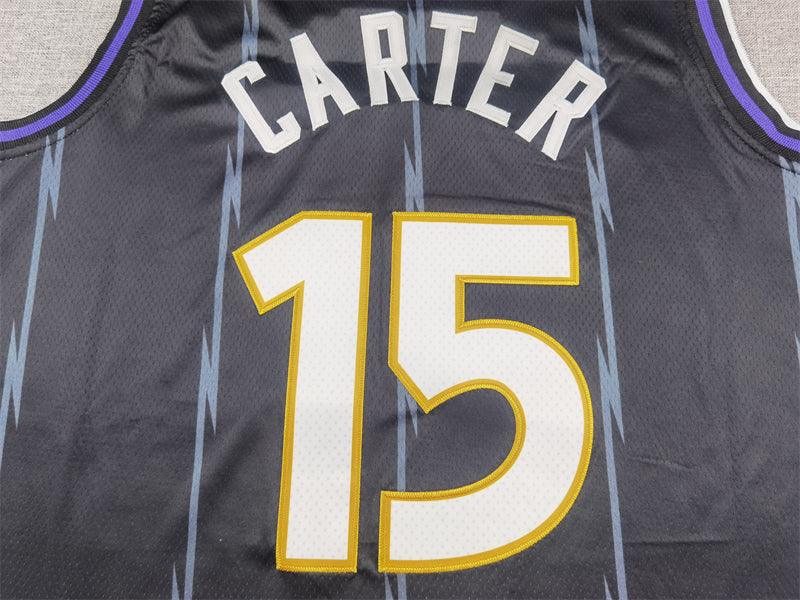 Men's Toronto Raptors Vince Carter Black 2024/25 Swingman Player Jersey - City Edition