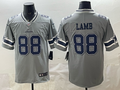 Men's Dallas Cowboys CeeDee Lamb Gray Inverted Team Game Jersey