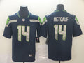 Men's Seattle Seahawks DK Metcalf Navy Game Jersey