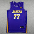 Men's Los Angeles Lakers Luka Doncic Purple Swingman Player Jersey - Statement Edition