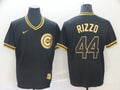 Men's Chicago Cubs Anthony Rizzo Black Stitched Jersey
